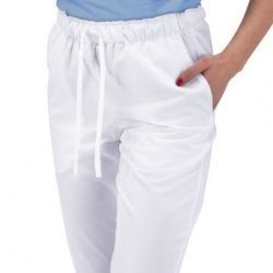 SILVIA MEDICAL SET 2 BUC. CU PANTALONI ALBI