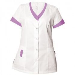 Set medical din 2 părți ALEGRA și pantaloni violet deschis