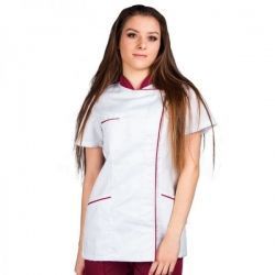 Set medical din 2 părți SINTIA și pantaloni bordo