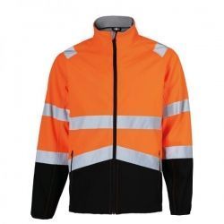 NOBEL PORTOCALIU Jachetă reflectorizantă softshell