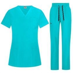 BELLA  SET DE LUCRU MEDICAL teal