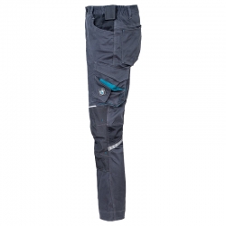 Pantaloni de lucru flexibili & rezistenți, pentru bărbați, Revolt 4Stretch GREY/BLACK