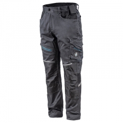 Pantaloni de lucru flexibili & rezistenți, pentru bărbați, Revolt 4Stretch GREY/BLACK