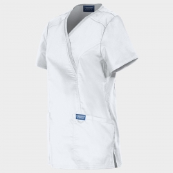 CHEROKEE WRAP ALB WWE610 Tunică medicală de damă