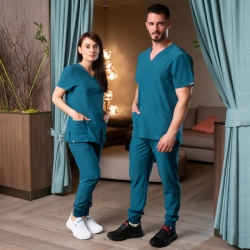 NOBBY PETROL Tunica medicală pentru bărbați