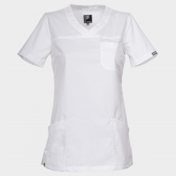 VICTORIA ALB Tunică medicală pentru femei
