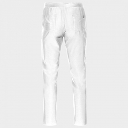 NOBBY STRAIGHT WHITE Pantaloni