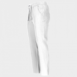NOBBY STRAIGHT WHITE Pantaloni