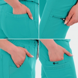 Pantaloni medicali RICCI VERDE