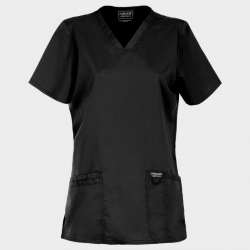 CHEROKEE V-NECK BLACK WWE620 Women's medical tunic