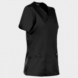 CHEROKEE V-NECK BLACK WWE620 Women's medical tunic