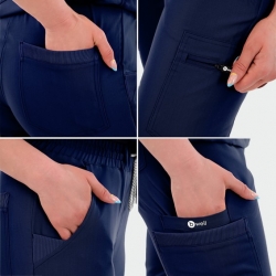 Pantaloni medicali RICCI ALBASTRU INCHIS