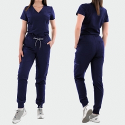 Pantaloni medicali RICCI ALBASTRU INCHIS