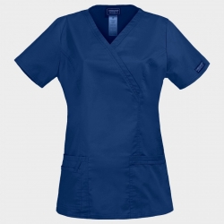 CHEROKEE WRAP ALBASTRU ÎNCHIS WWE4728 Tunică medicală pentru femei