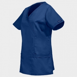 CHEROKEE WRAP ALBASTRU ÎNCHIS WWE4728 Tunică medicală pentru femei
