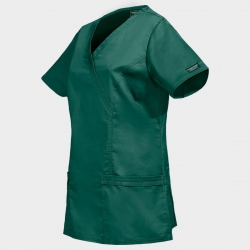 CHEROKEE WRAP VERDE WWE4728 Tunică medicală pentru femei