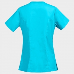 CHEROKEE WRAP TURQUOISE WWE4728 Tunică medicală pentru femei
