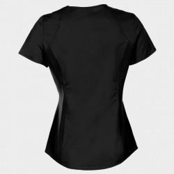 CHEROKEE V-NECK BLACK WWE601 Women's medical tunic