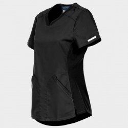 CHEROKEE V-NECK BLACK WWE601 Women's medical tunic