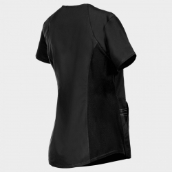 CHEROKEE V-NECK BLACK WWE601 Women's medical tunic
