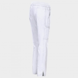 Pantaloni medicali de damă CHEROKEE MR TAPERED ALB WWE105