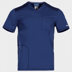 Men's medical tunic CHEROKEE V-NECK DARK BLULE WWE603