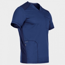 Men's medical tunic CHEROKEE V-NECK DARK BLULE WWE603