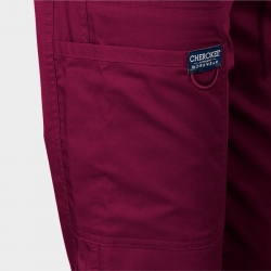 Pantaloni medicali de damă CHEROKEE MR TAPERED VIȘINIU WWE105