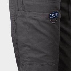 Pantaloni medicali de bărbat CHEROKEE MR TAPERED GRI WWE140