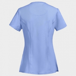 Tunică medicală pentru femei CHEROKEE WRAP ALBASTRU DESCHIS CKE2625A