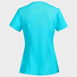 Tunică medicală pentru femei CHEROKEE WRAP TURQUOISE CKE2625A