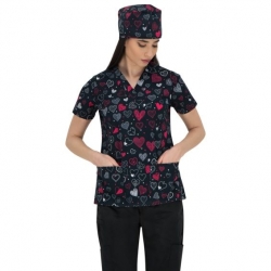 Tunică de damă BAMBINA inimile întunecate
