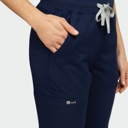 Pantaloni medicali AURELIA – albastru închis