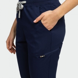 Pantaloni medicali AURELIA – albastru închis