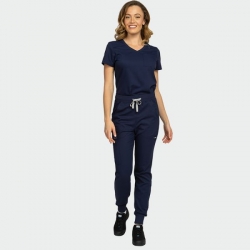 Pantaloni medicali AURELIA – albastru închis