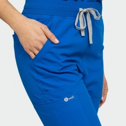 Pantaloni medicali AURELIA albastru regal