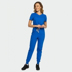 Pantaloni medicali AURELIA albastru regal