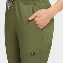 Pantaloni medicali AURELIA olive