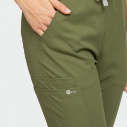 Pantaloni medicali AURELIA olive