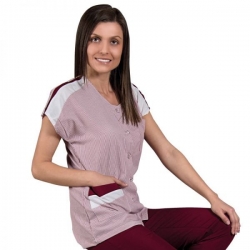 Tunică de dama ZEBRA bordo