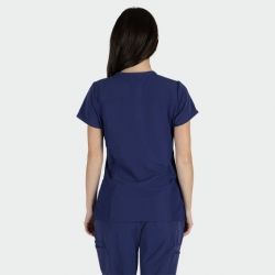 Bluză medicală de damă JULIA albastru închis