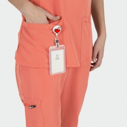 Bluză medicală de damă JULIA coral