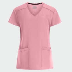 Bluză medicală de damă JULIA mov deschis (mauve)