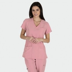 Bluză medicală de damă JULIA mov deschis (mauve)