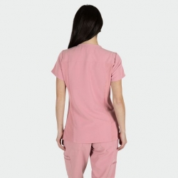 Bluză medicală de damă JULIA mov deschis (mauve)