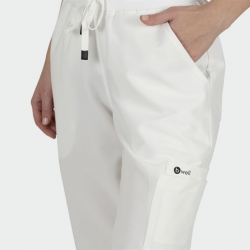 Pantaloni medicali MAURI alb