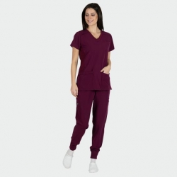 Pantaloni medicali MAURI burgundy