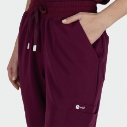 Pantaloni medicali MAURI burgundy