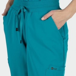 Pantaloni medicali MAURI teal