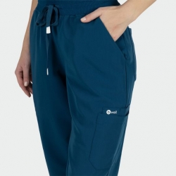 Pantaloni medicali  MAURI albastru caraibe
